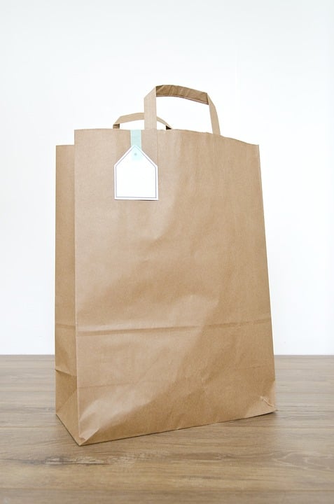 Sac kraft blanc